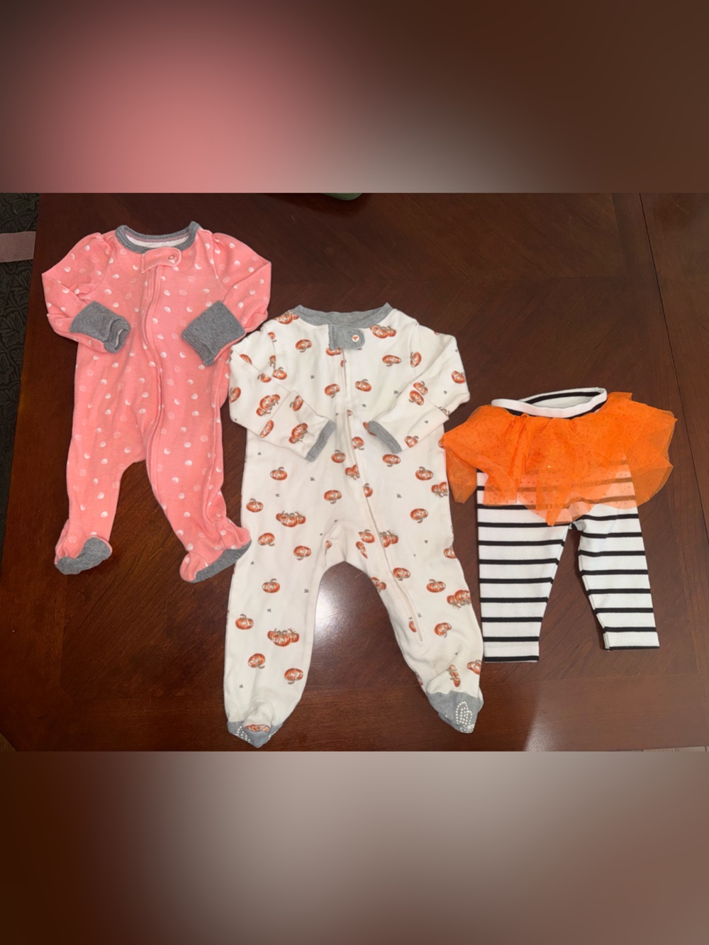 Baby Girls' Mixed One-Piece Sleepwear Set - Burts bees onesie
